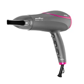 Secador de Cabelos Britânia BSC2200 2100W Cinza e Rosa - Bivolt