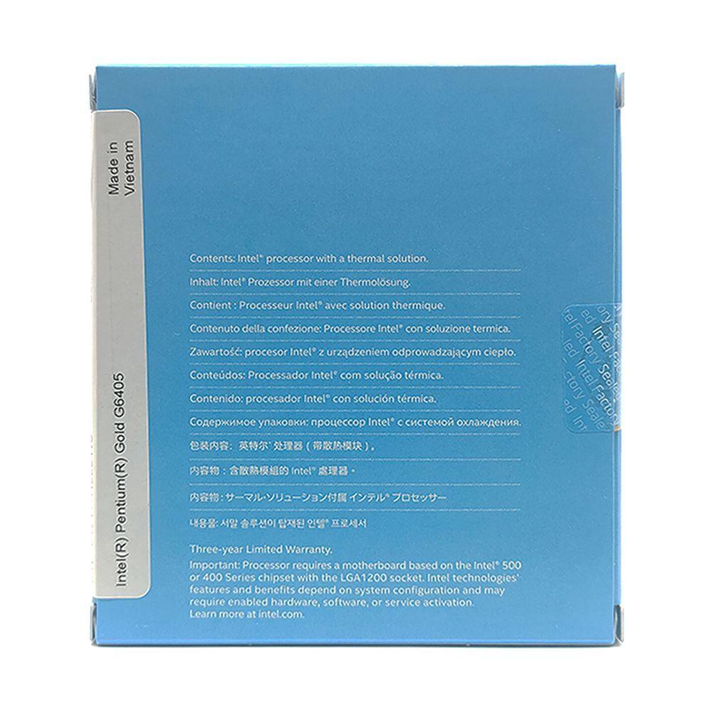 Miniatura Processador Intel Pentium Gold G6405 10ª Geração Dual Core 4