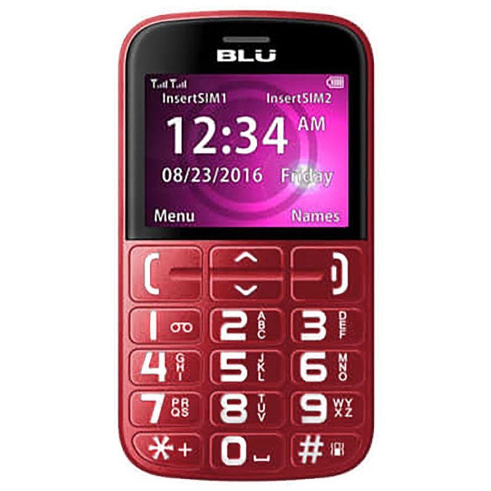 Miniatura Celular Joy J012 Dual com 32MB de Memória Interna e Tela 1.8 Vermelho