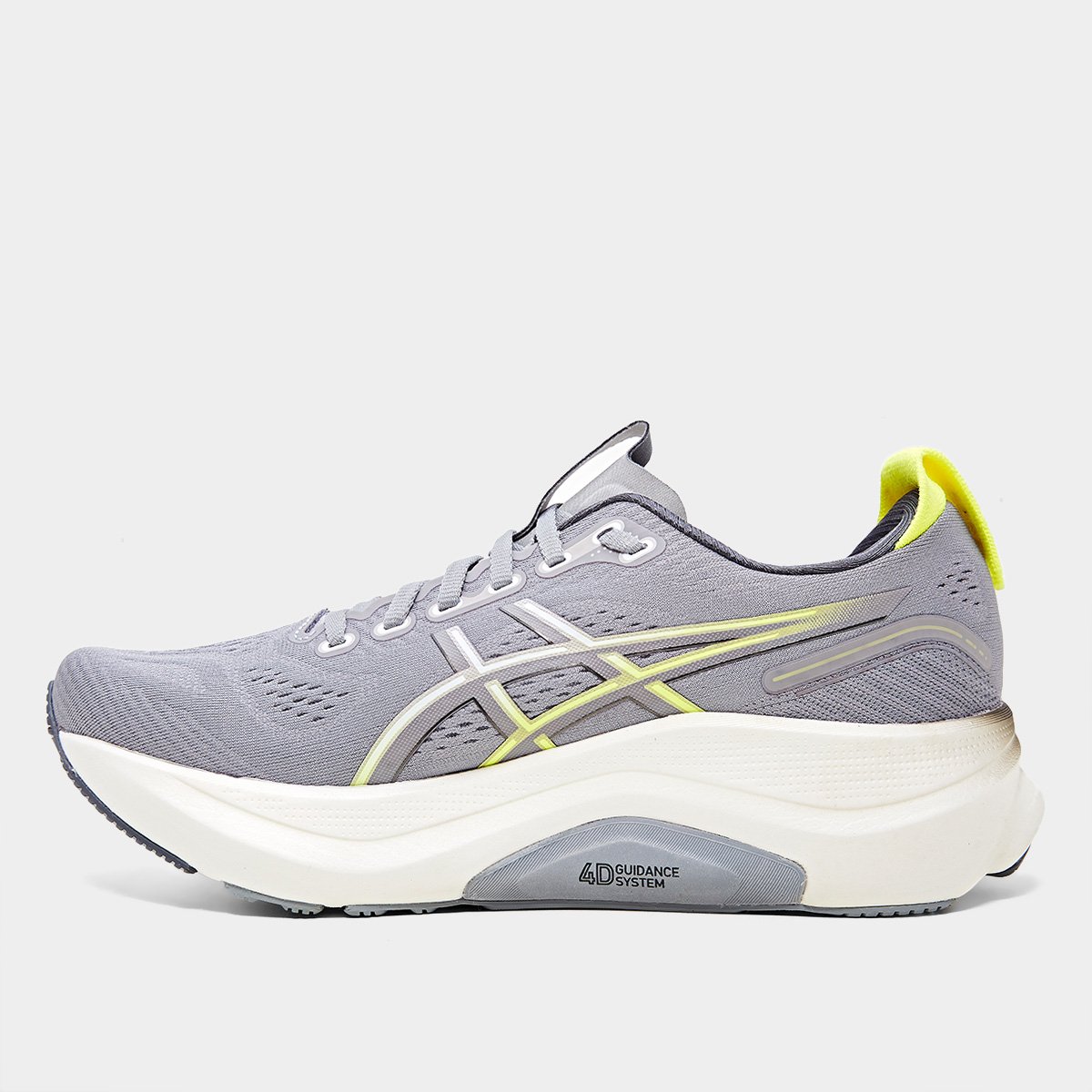 Miniatura Tênis Asics Gel Kayano 32 Masculino Cinza+Amarelo - 38