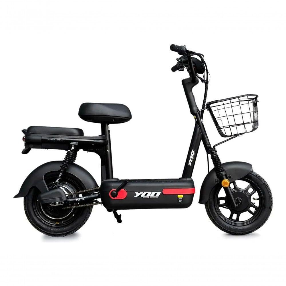 Miniatura Bicicleta Elétrica Yoo Mobility Y-200 350W Farol Led Scooter