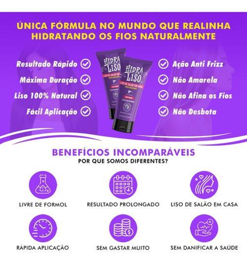 Miniatura 3 Hidra Liso Alisamento Sem Formol Progressiva-Hidra Liso