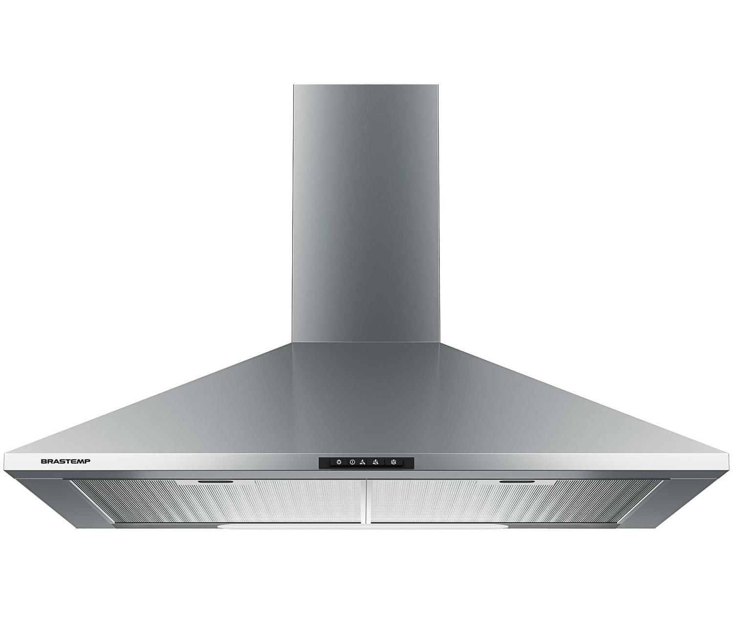 Miniatura Coifa Exaustor Depurador Cozinha Fogão Brastemp Inox 110V