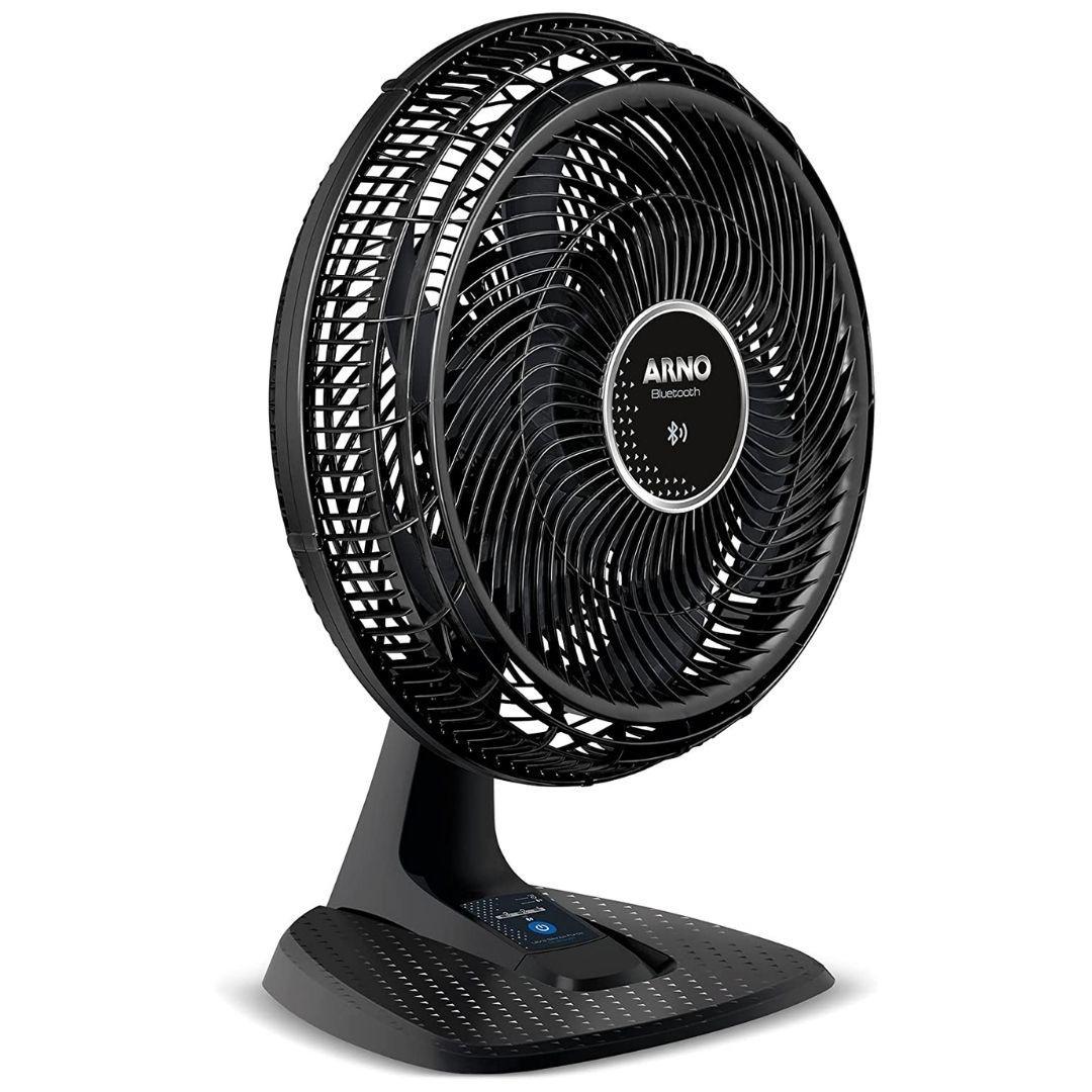 Miniatura Ventilador De Mesa Ultra Silence Force 40Cm Arno Preto 110V