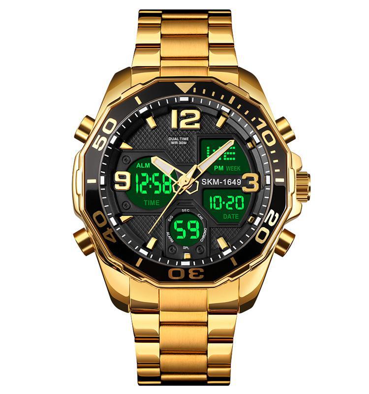 Miniatura Relógio Masculino Skmei 1649 Anadigital Esporte Casual Luxo