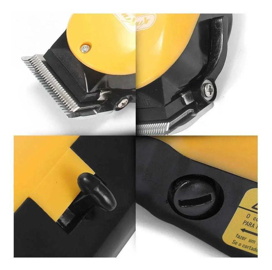 Miniatura Maquina De Cortar Cabelo Qualidade Profissional Qr-8918 Knup