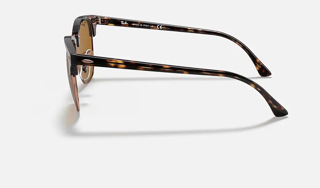 Miniatura Óculos De Sol Ray-Ban Clubmaster Rb3016 1309/33 51 Havana
