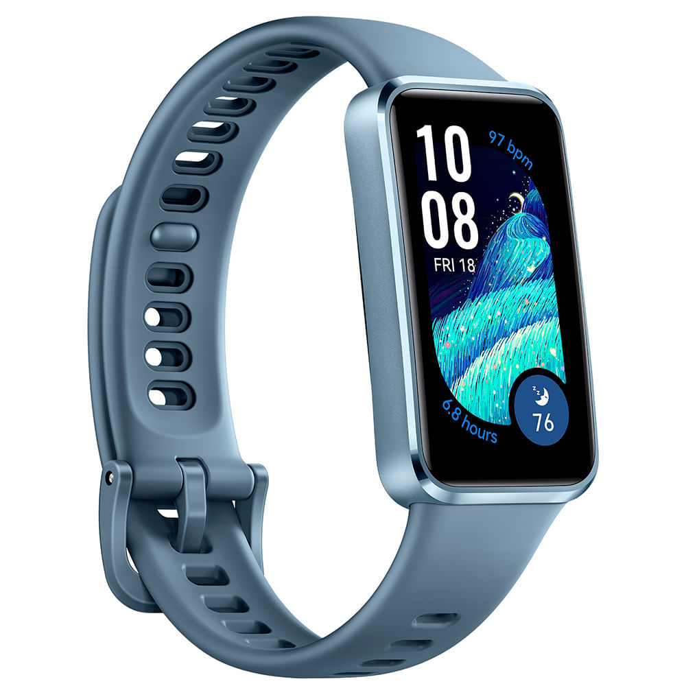 Miniatura Smartwatch Huawei Band 10 Azul, com Pulseira em Fluoroelastômero, Bluetooth Encomenda - BIVOLT