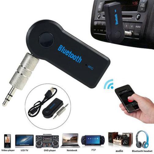 Miniatura Adaptador Bluetooth Carro P2 Auxiliar Bt-Receiver Com Mic