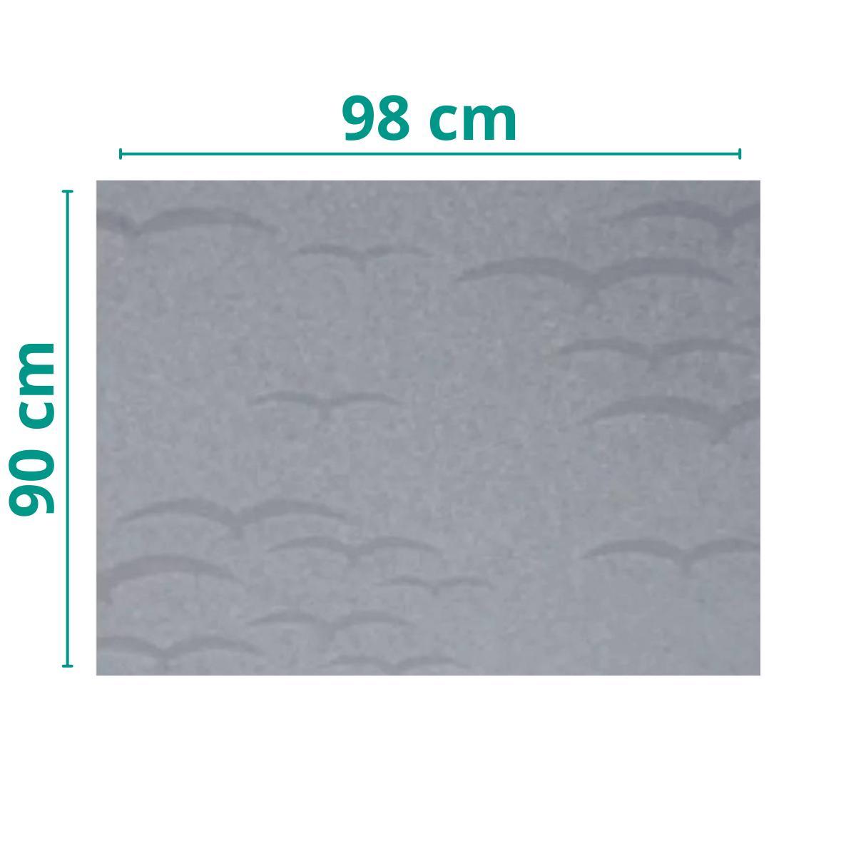 Miniatura Chapa De Acrílico Para Box E Gabinetes 90X98 Revoada Incolor