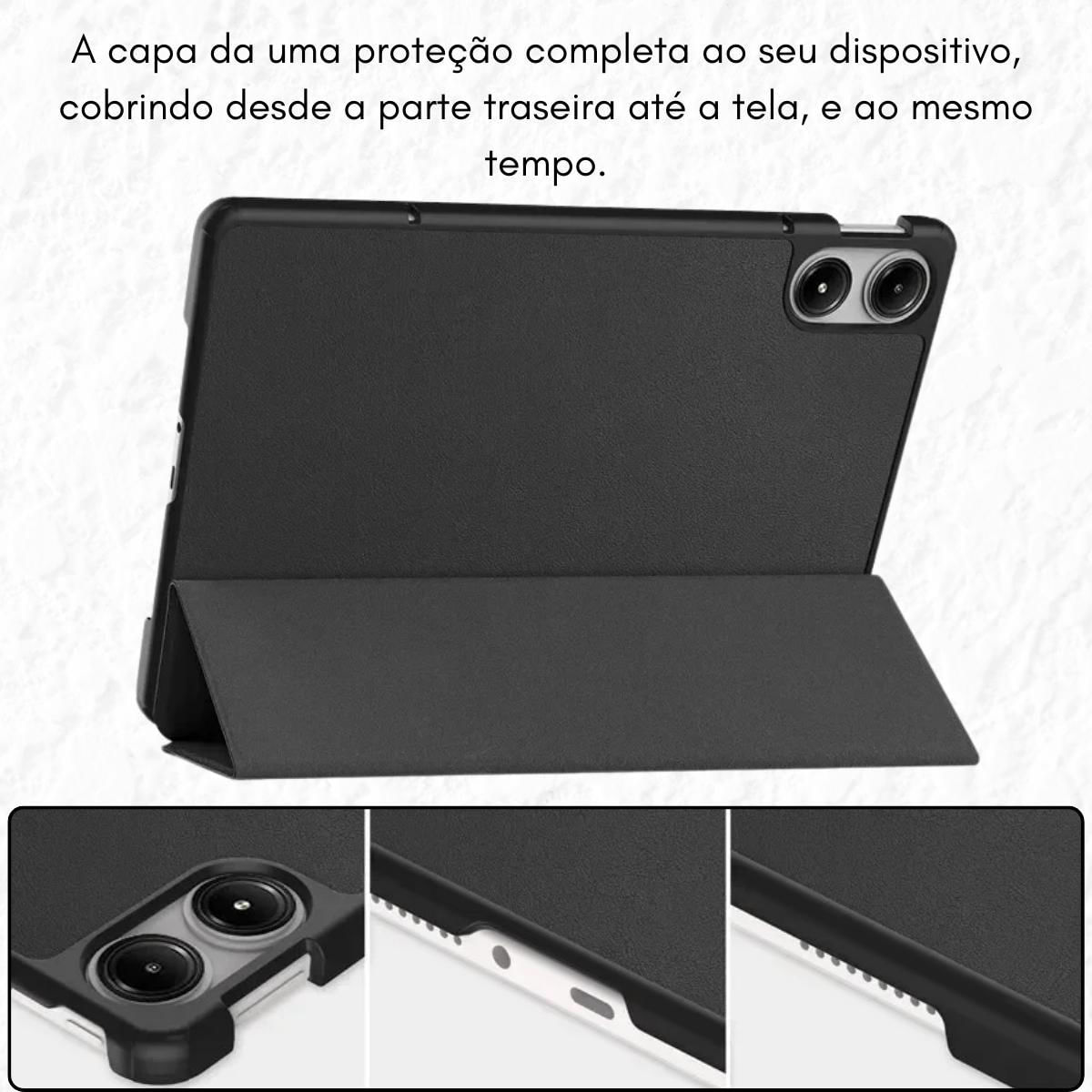 Miniatura Capa Magnética Para Xiaomi Poco Pad 12.1 + Película + Caneta