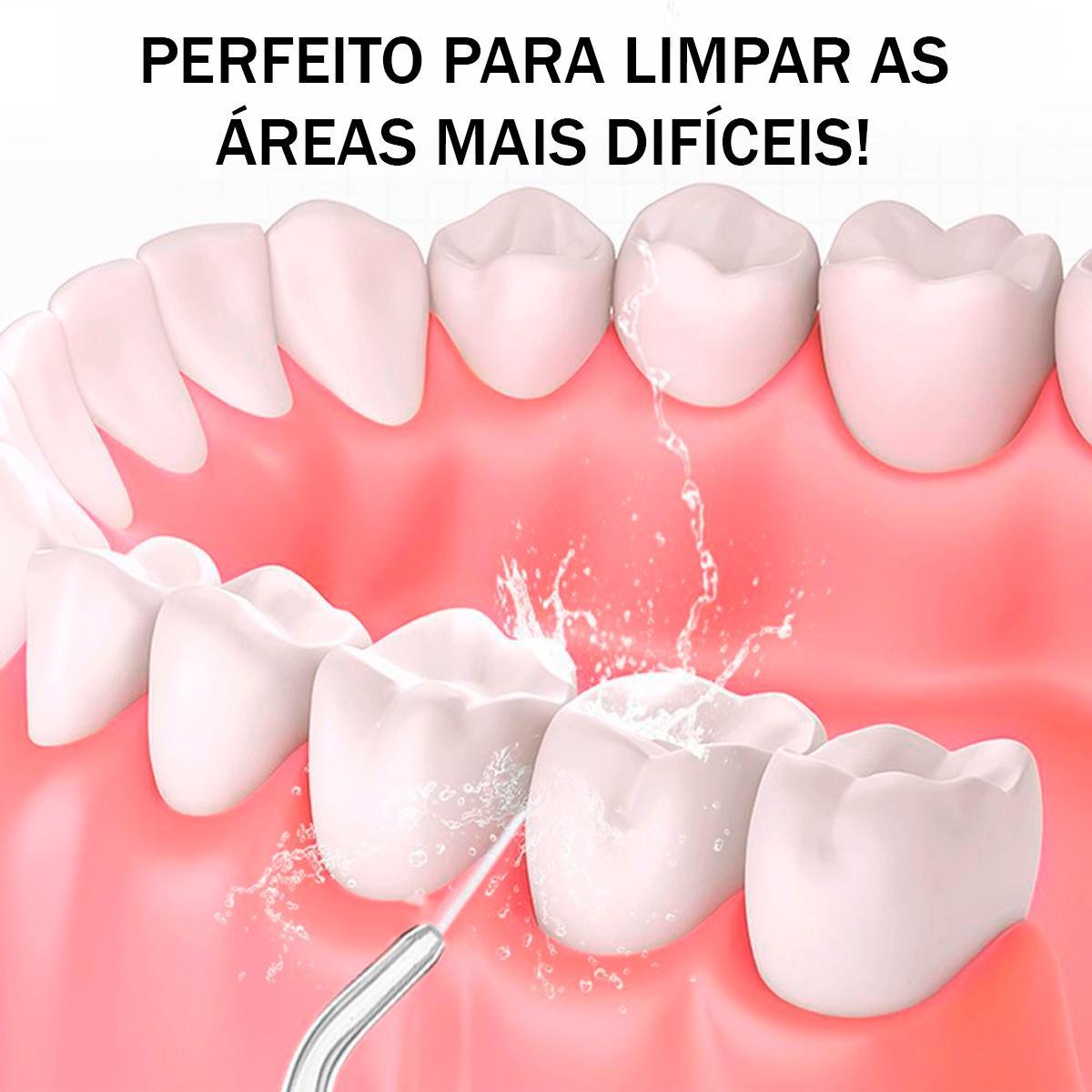 Limpador Dental Elétrico Bivolt 7 Bicos Diferentes Limpeza