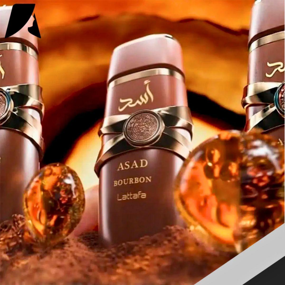 Miniatura Perfume Árabe Lattafa Asad Bourbon Unissex 100Ml
