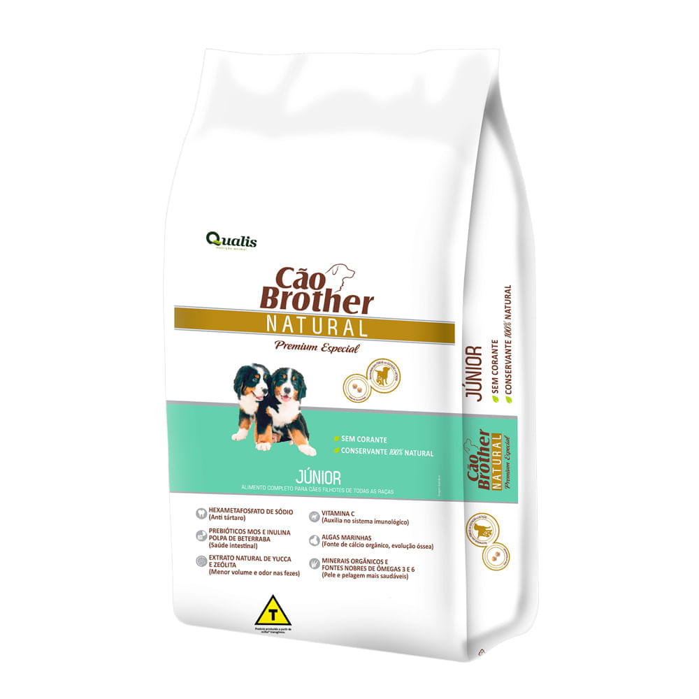 Miniatura Ração Cão Brother Natural Premium Especial Junior 1,5kg