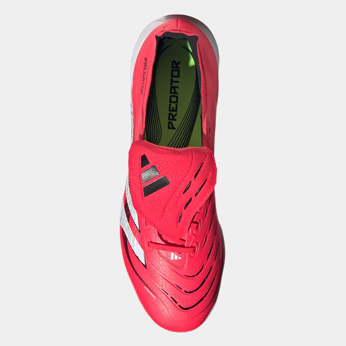 Miniatura Chuteira Society Adidas Predator League Lin Unissex Vermelho+Branco - 37
