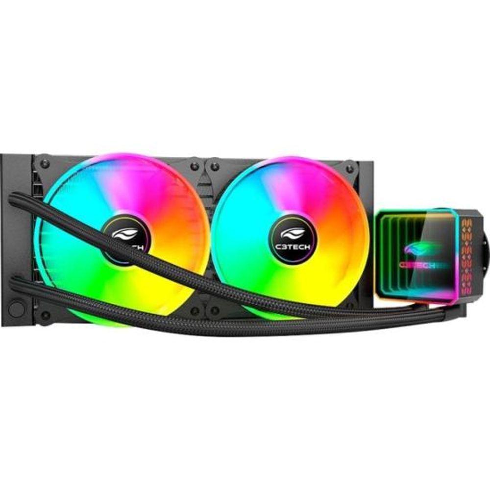 Miniatura Water Cooler C3tech Fc-w240rgb Preto