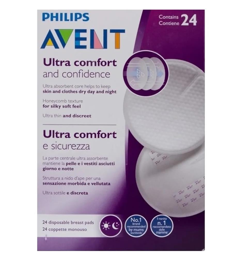 Miniatura Absorvente Descartável Para Seios 4 Cx - Philips Avent