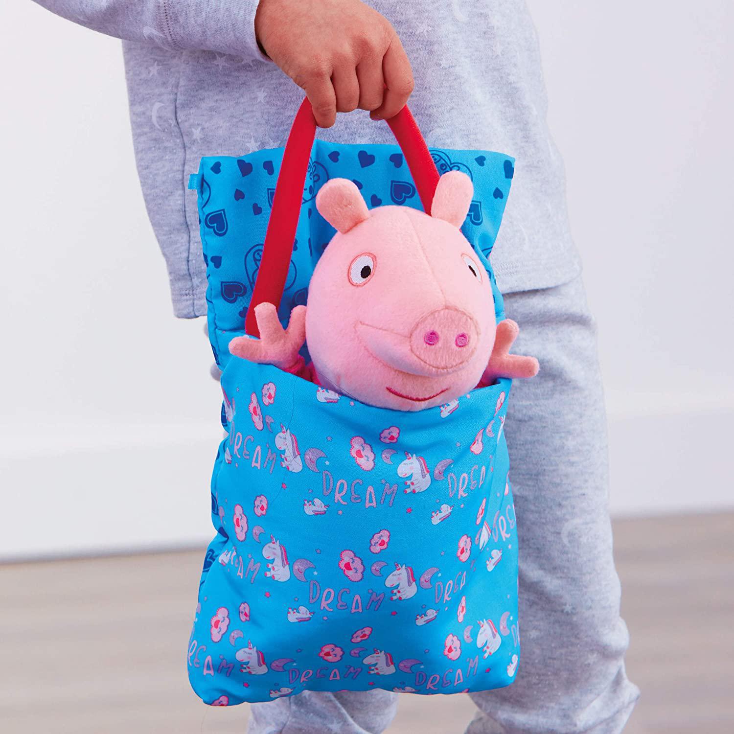 Miniatura Boneca Peppa Pig Pelúcia Com Mecanismo Hora De Dormir 2327