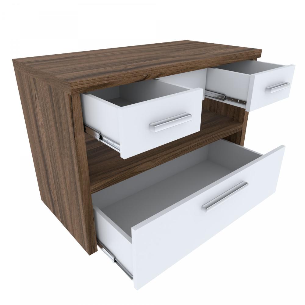 Miniatura Gabinete para Banheiro Helena 80cm Darabas Agardi Terracota