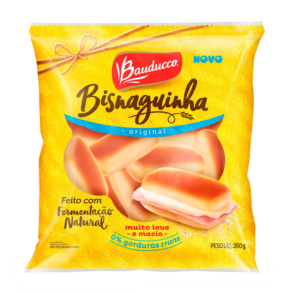 Miniatura Pão Bisnaguinha Original Bauducco 260g