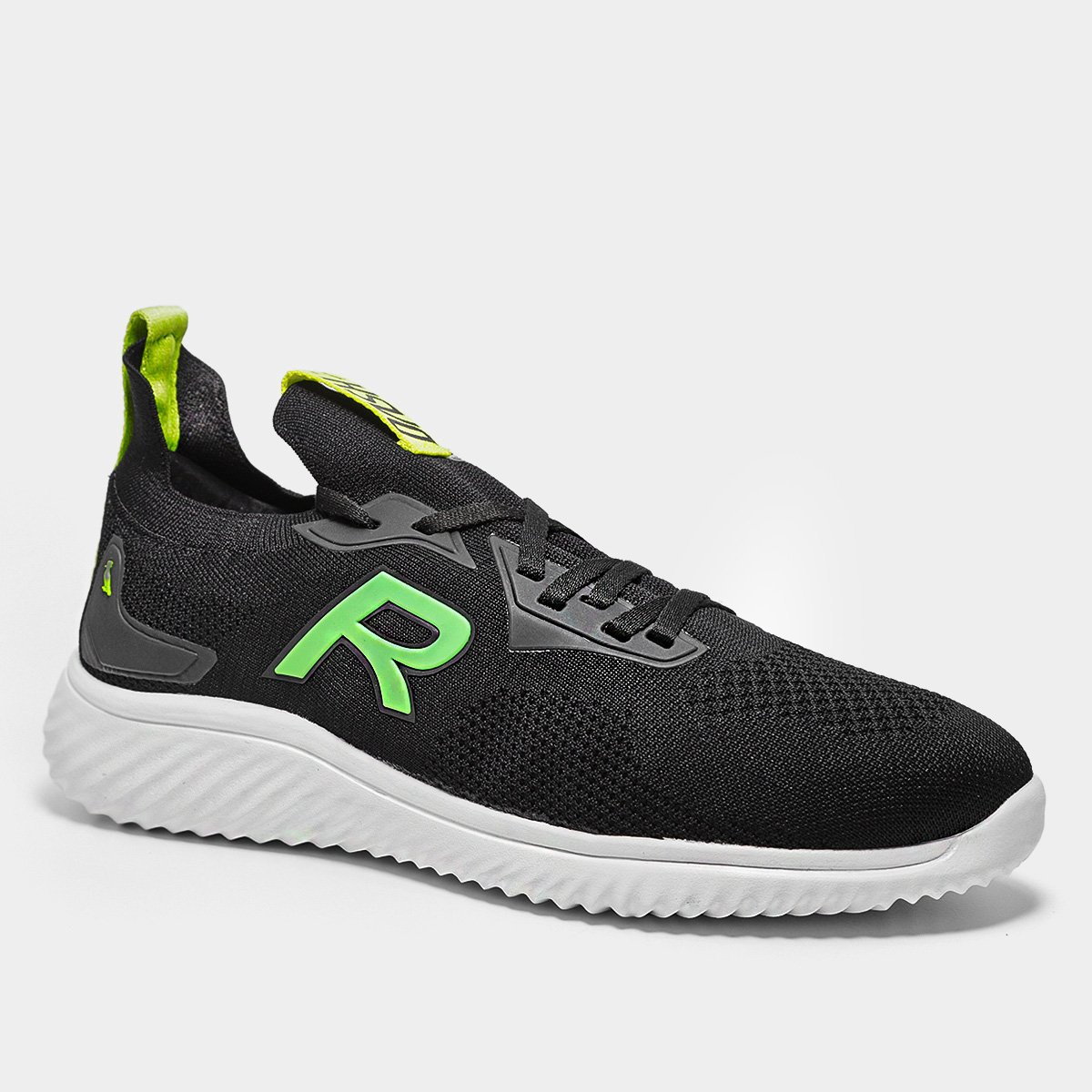 Miniatura Tênis Reserva Dash Masculino Preto+Verde Limão - 39