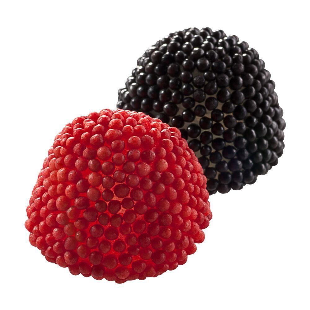 Miniatura Balas Fini Amoras Moras E Berries Gelatinas Pacotão 1,5 Kg