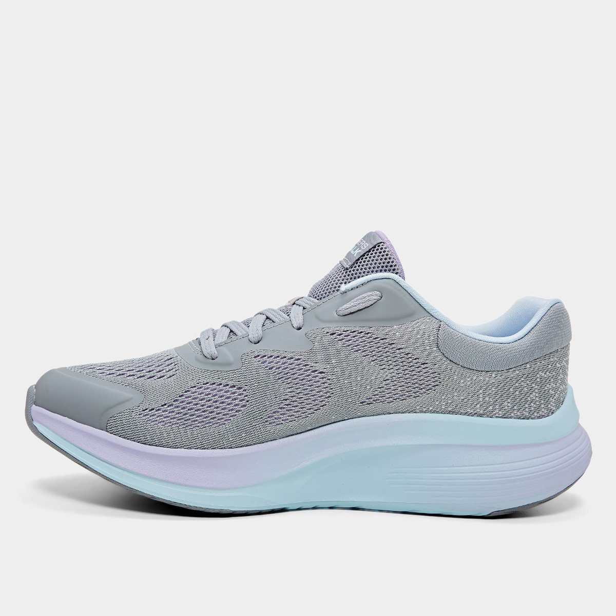 Miniatura Tênis Skechers Go Walk Flex Feminino Cinza+Azul Claro - 34