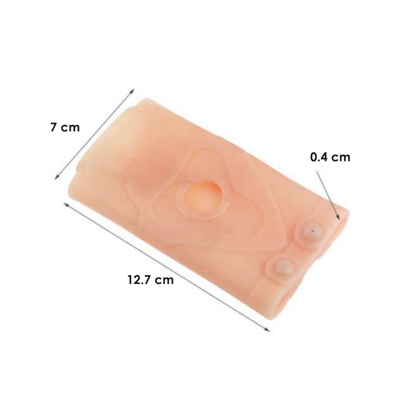 Tornozeleira Ortopédica Silicone Magnética Tornozelo