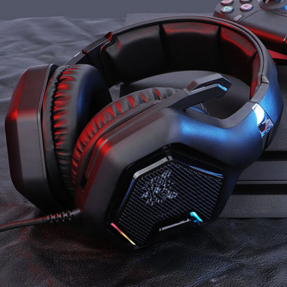 Miniatura Fone Gamer Headset Profissional Onikuma K10 Pro Rgb Preto
