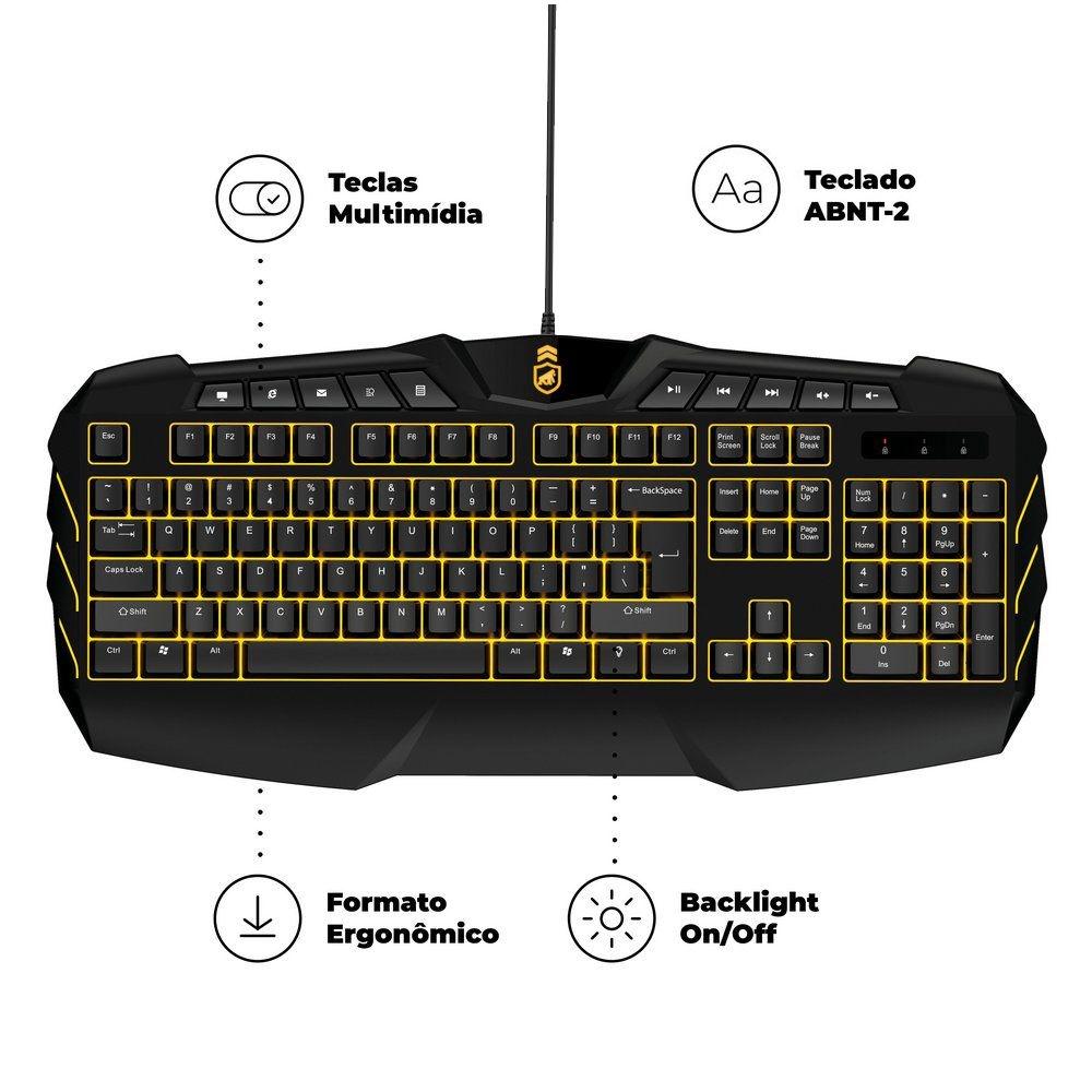 Teclado Gamer Tech Fury - Gshield