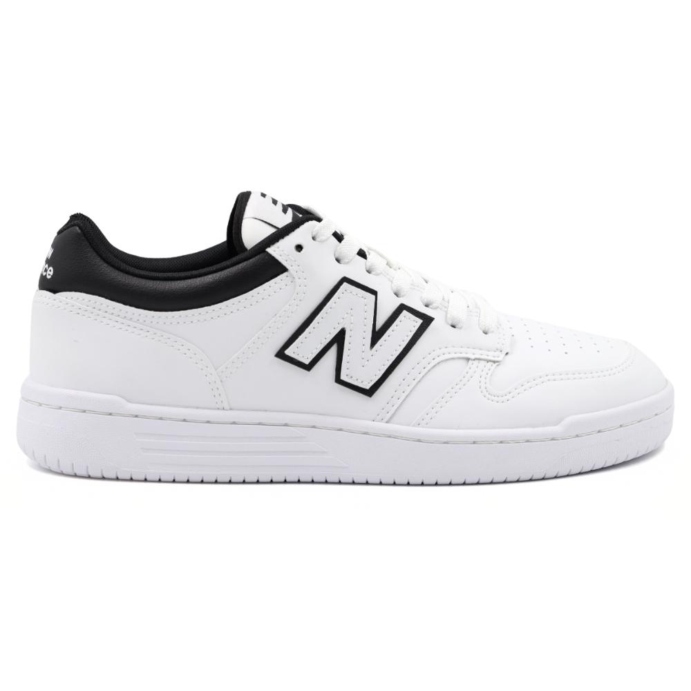 Miniatura Tênis New Balance 480 Low Masculino BRANCO/PRETO - 34