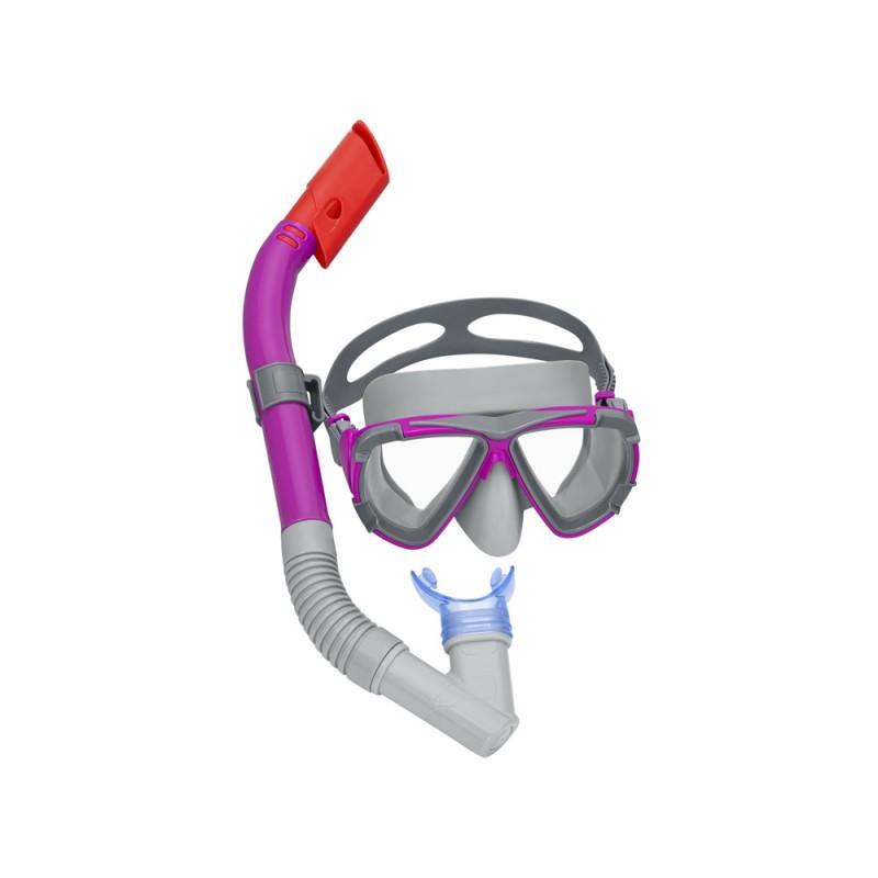 Miniatura Kit Mergulho Snorkel E Mascara Piscina Praia Adulto Bestway