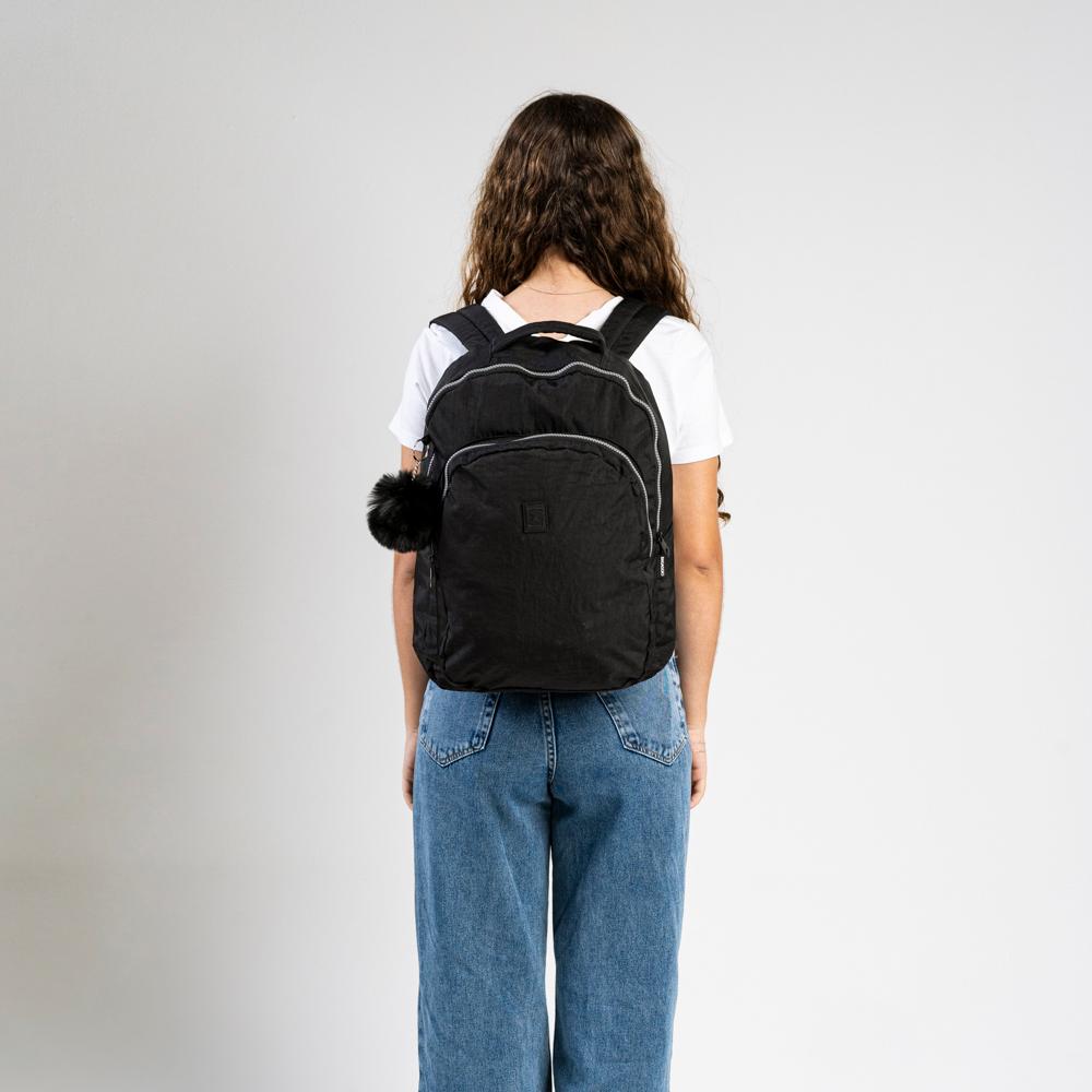 Miniatura Mochila Feminina Pop Fun Preta Preto
