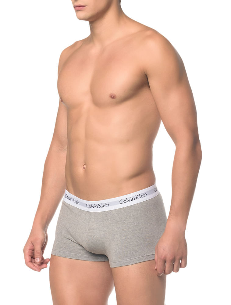 Miniatura Kit 3 Underwear Low Rise Trunk Classic Cintura Baixa Com Elastano Cueca Calvin Klein - Multi Kit 3 Underwear Low Rise Trunk Classic Cintura Baixa Com Elastano Cueca Calvin Klein Multi l