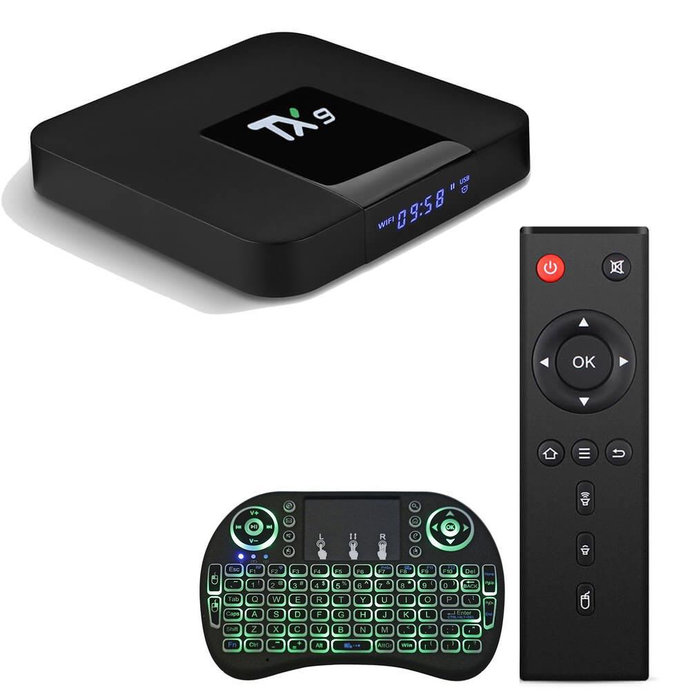 Miniatura Conversor Smart Tv Tx9 3Gb De Ram 32Gb De Rom Teclado Led