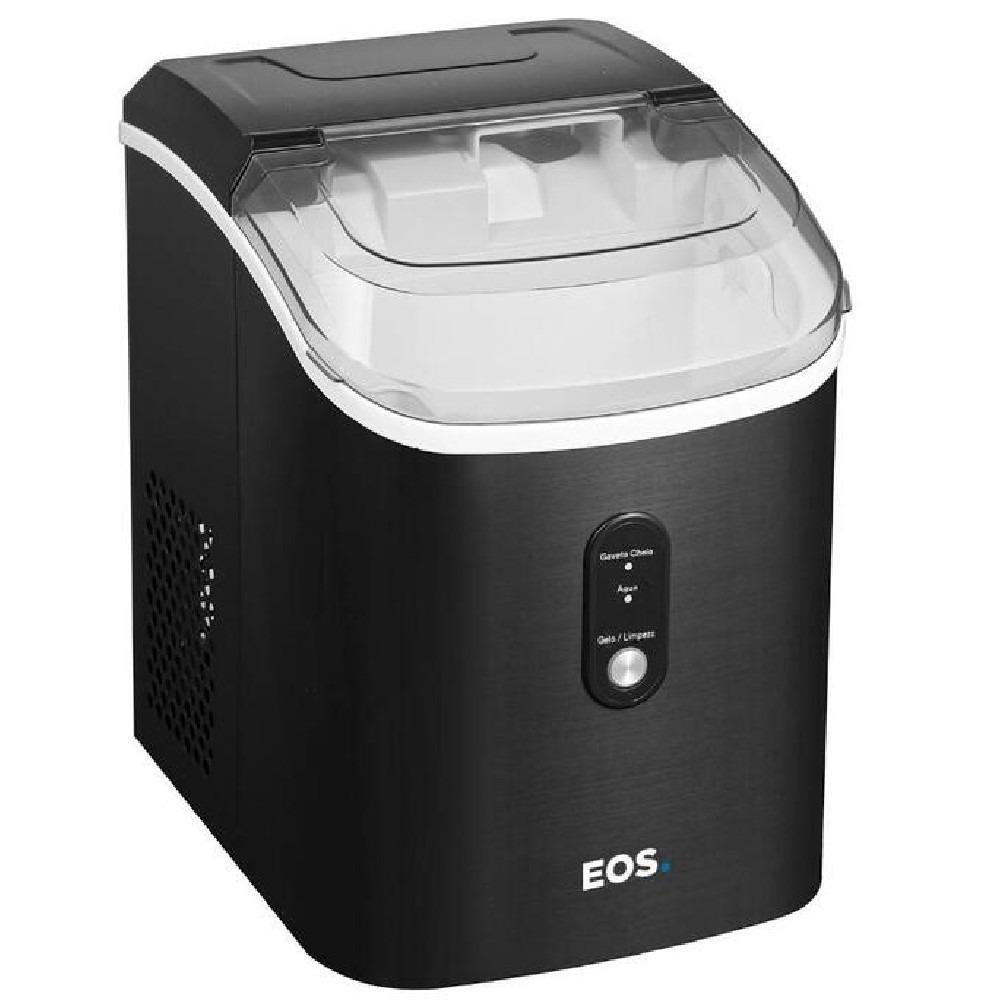 Miniatura Maquina De Gelo 15 Kg Nugget Ice Titanium Preta - Emg05 Eos