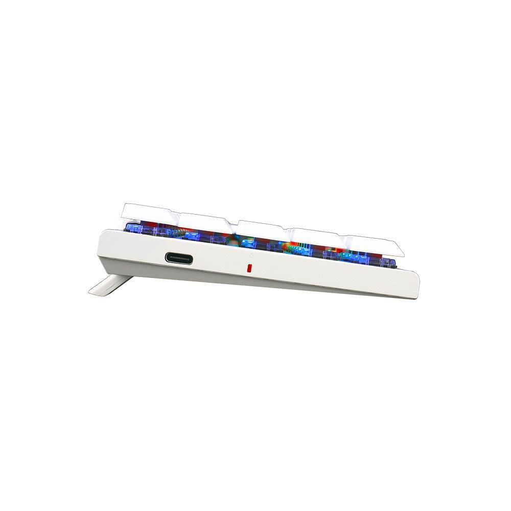 Teclado Gamer Redragon Anivia Lunar White Rgb Switch Marrom