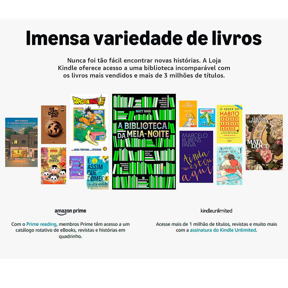 E-reader Amazon Kindle Colorsoft com 7,05", 16GB, Iluminação Frontal Ajustável, Preto - B0CX8MT2M2