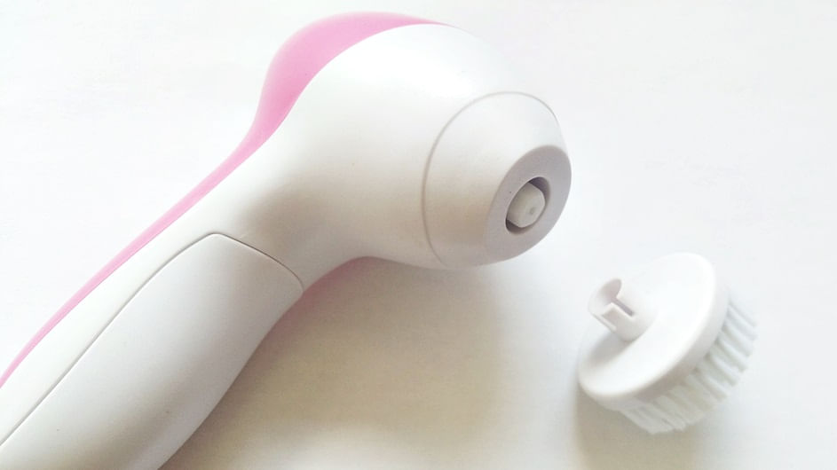 Miniatura Escova Elétrica Limpeza Facial Massageadora Esfoliação