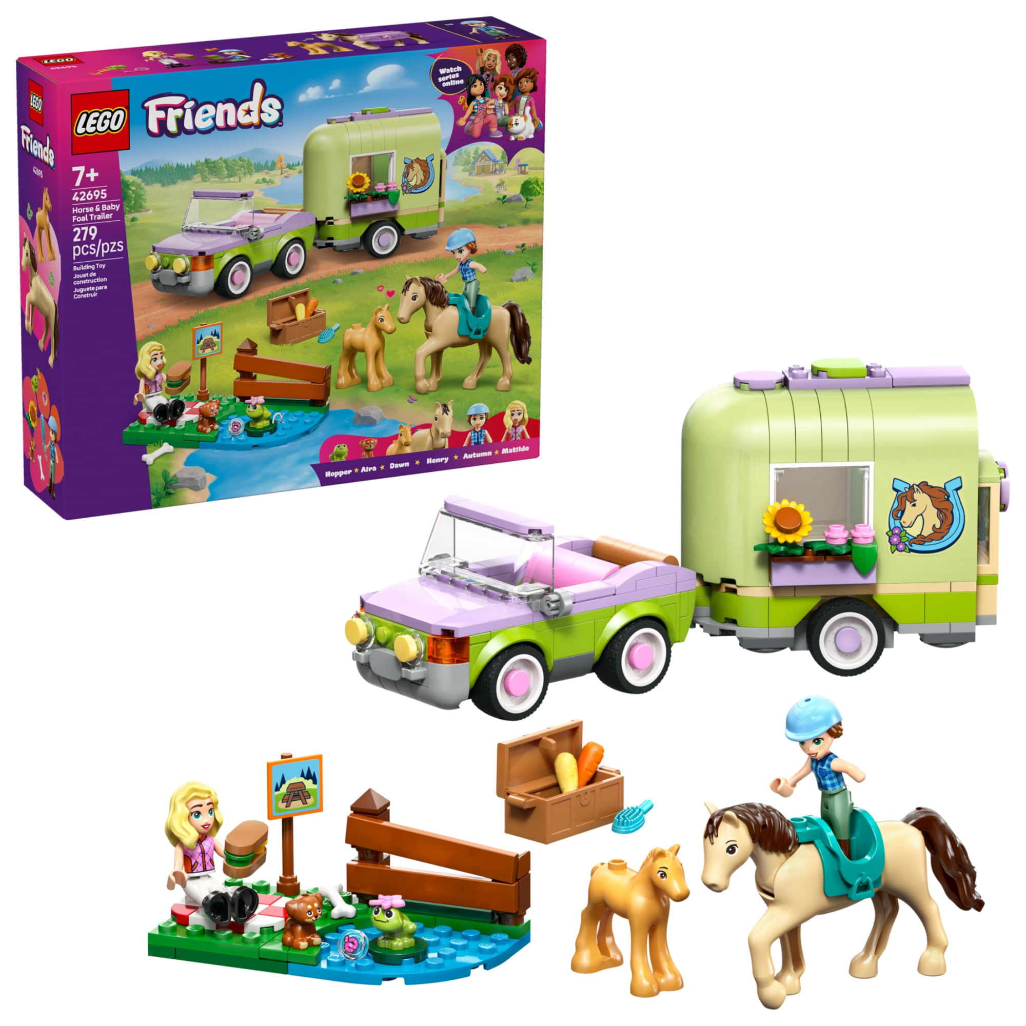 LEGO® Friends - Reboque para Cavalo e Potro