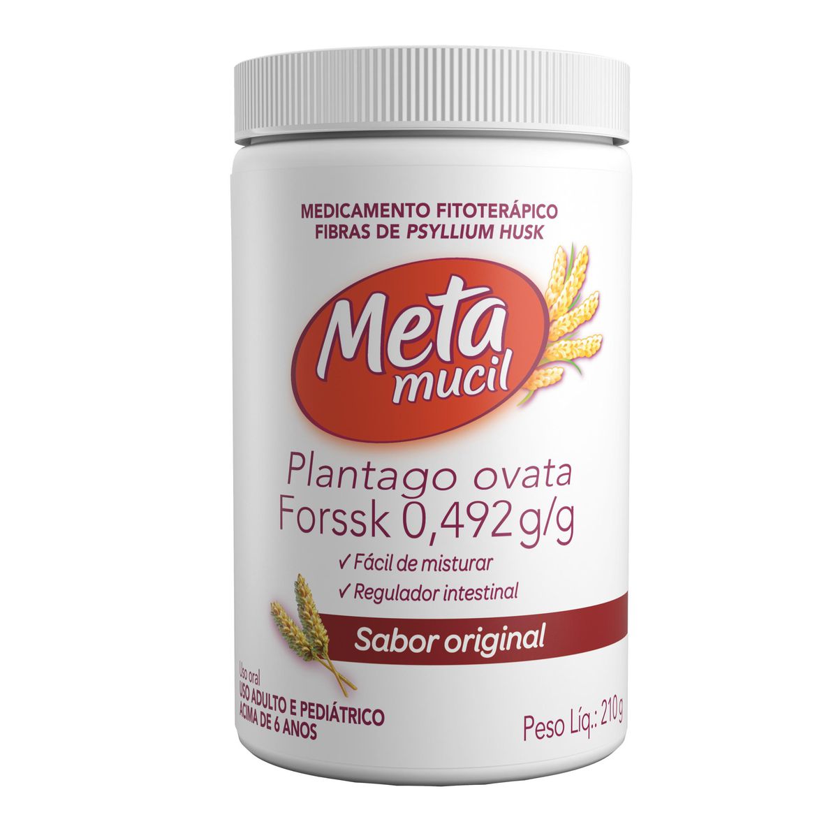 Miniatura Metamucil Sabor Original 210g