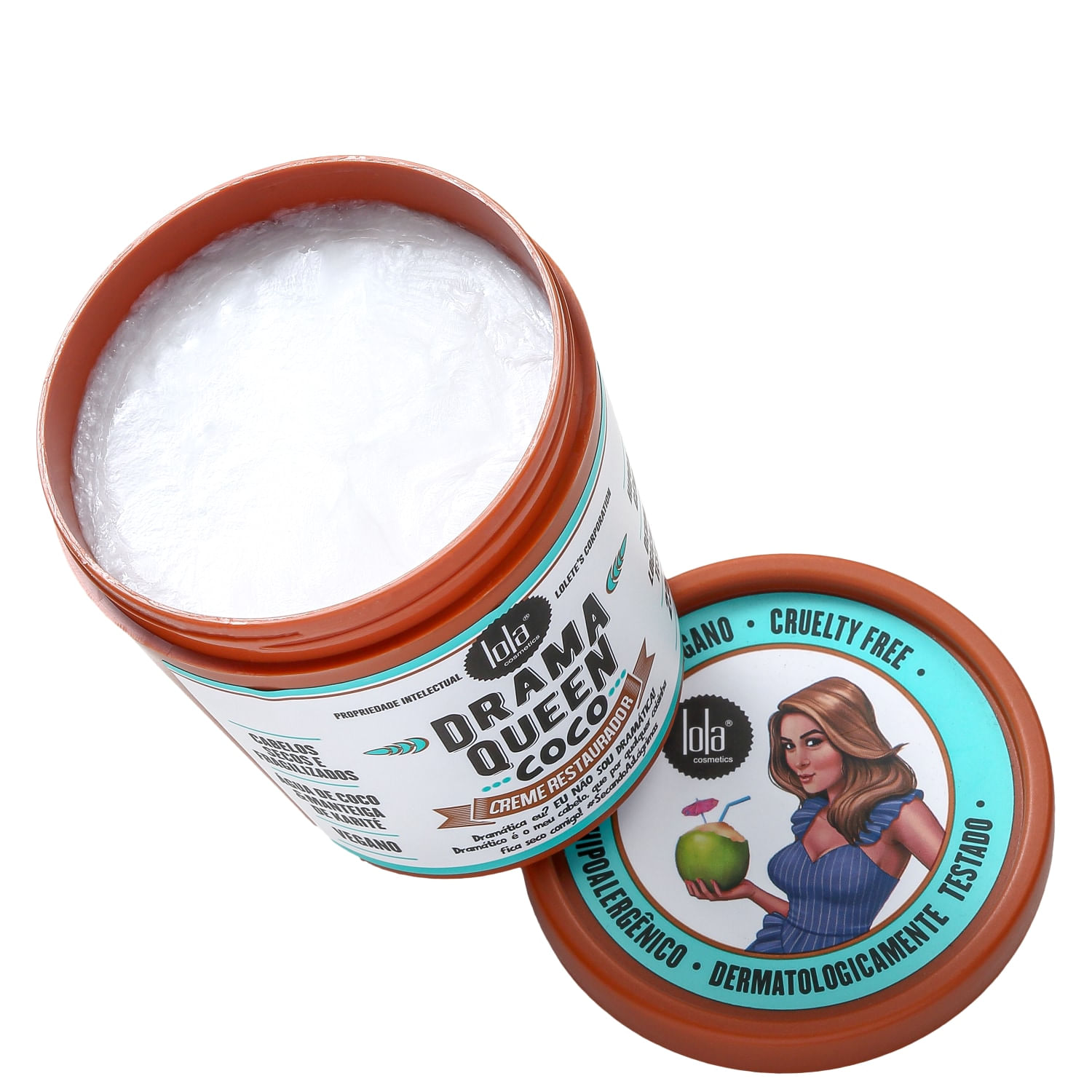 Miniatura Lola Cosmetics Drama Queen Coco - Máscara de Nutrição 230g