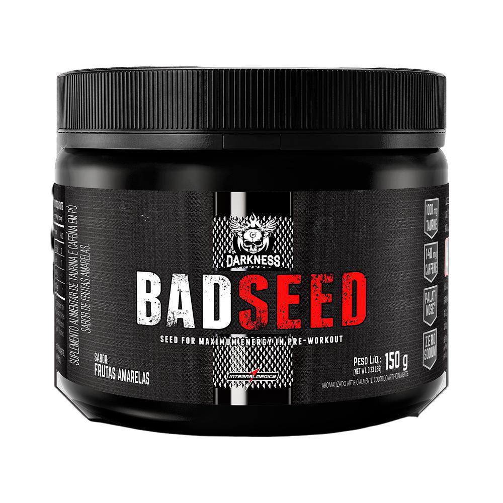 Miniatura Pre Treino Badseed 150G Sabor Maça Verde - Darkness Pré-treino - 150 g - Maçã verde
