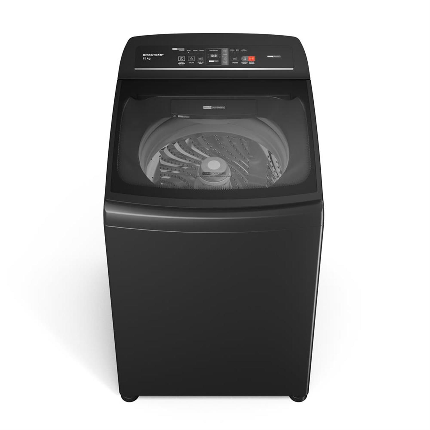Miniatura Máquina de Lavar Brastemp 15kg Cinza - BWT15A9 110V