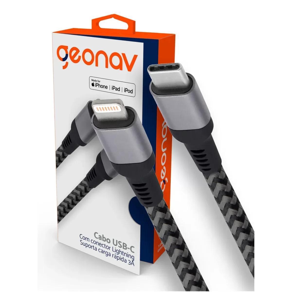 Miniatura Cabo Usb-C Geonav Lightning Liuc01