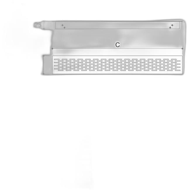 Miniatura Grade Ventilacao 900Mm Aba 28 Inox Escovado