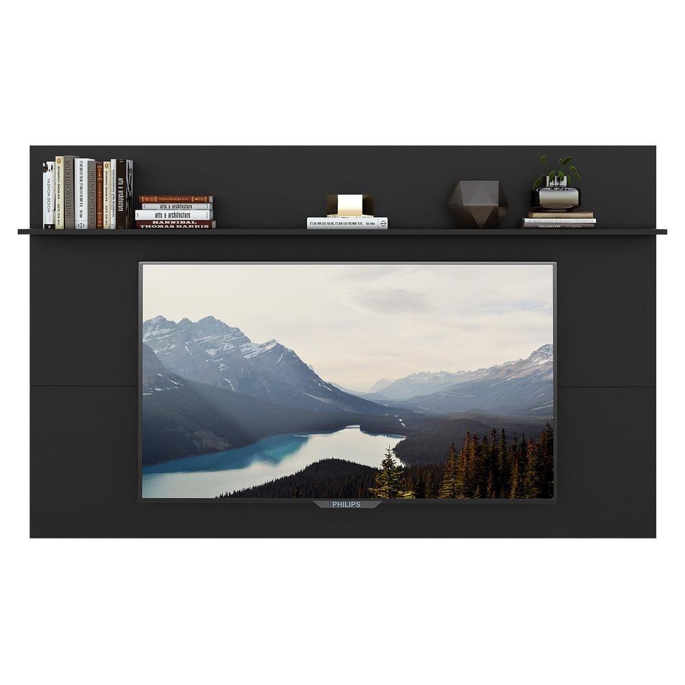 Miniatura Painel Com Prateleira Para Tv Até 65´´ Amsterdã Plus Fg3363 Preto