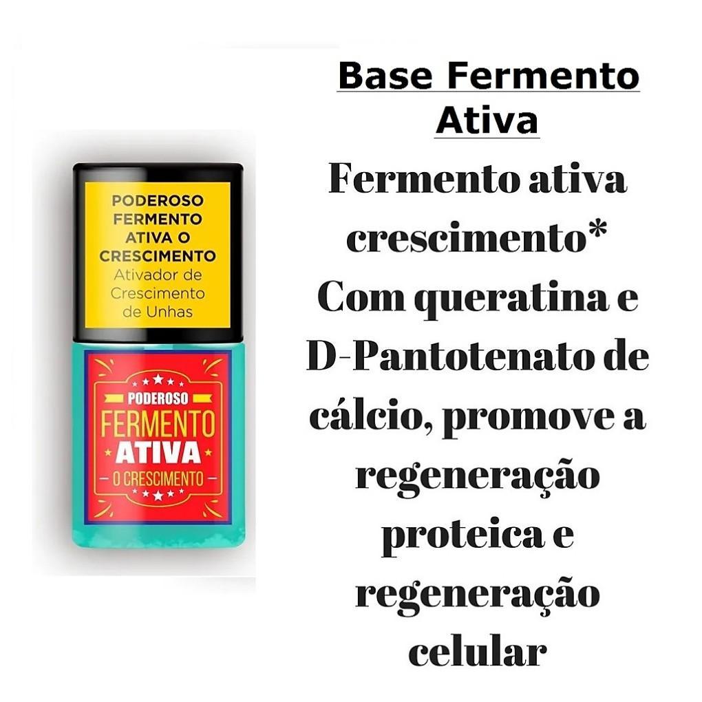 Miniatura Bases De Unha Top Beauty Concreto Endurecedor + Fermento 4Un