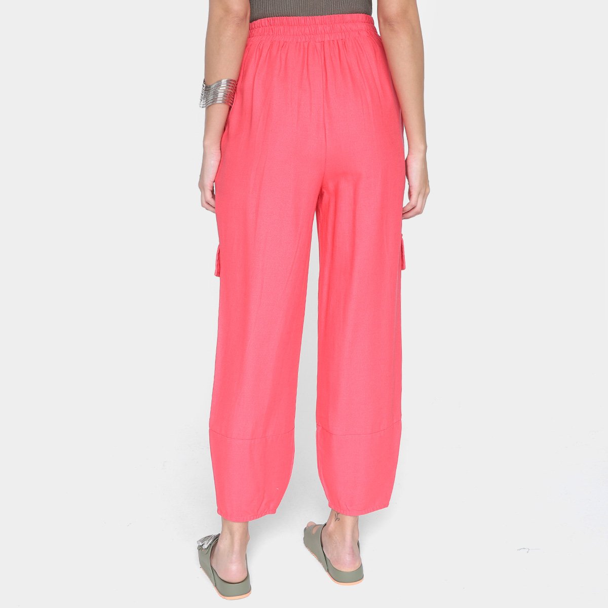 Miniatura Calça Farm Casual Feminina Rosa - G