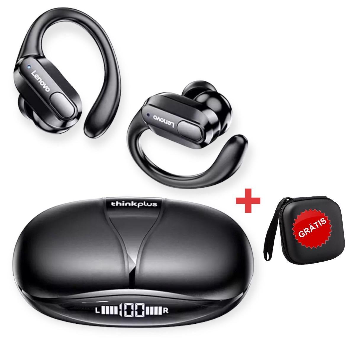 Miniatura Fone Lenovo Xt80 + Case  Fone De Corrida